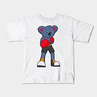 Koala at Boxing with Boxing gloves Kids T-Shirt